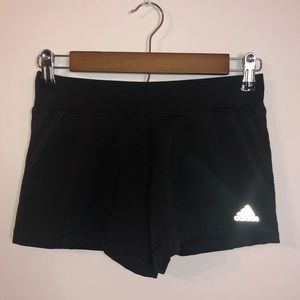 Adidas Black Stretch Athletic Shorts size Small